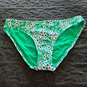 Green Floral Bikini Bottoms